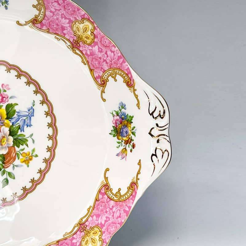 Royal Albert Lady Carlyle Large Cake Plate
