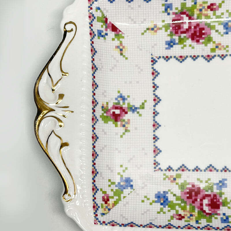 Royal Albert Petit Point Sandwich Plate