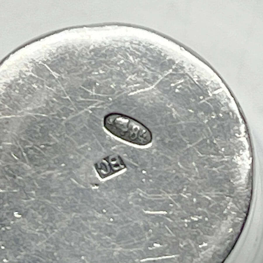 Hallmarked Russian Silver Vodka Beaker Moscow