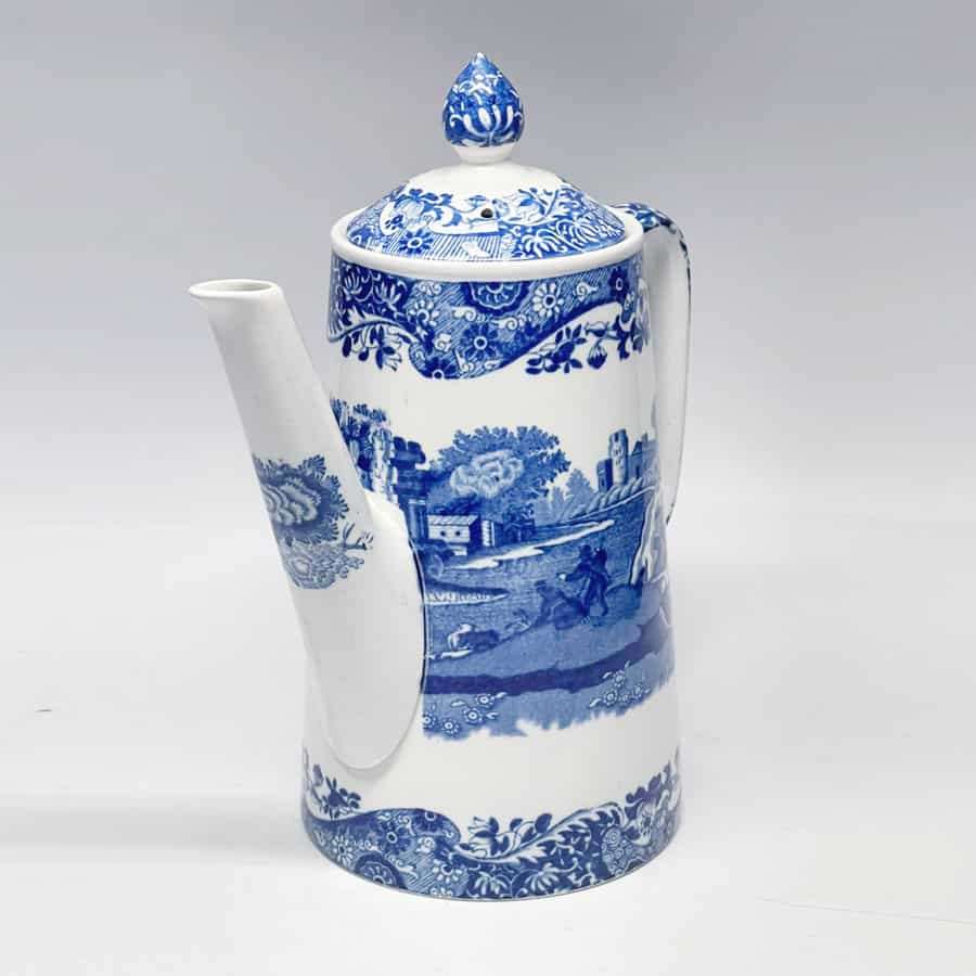Copeland Spode Blue Italian Original Coffee Pot