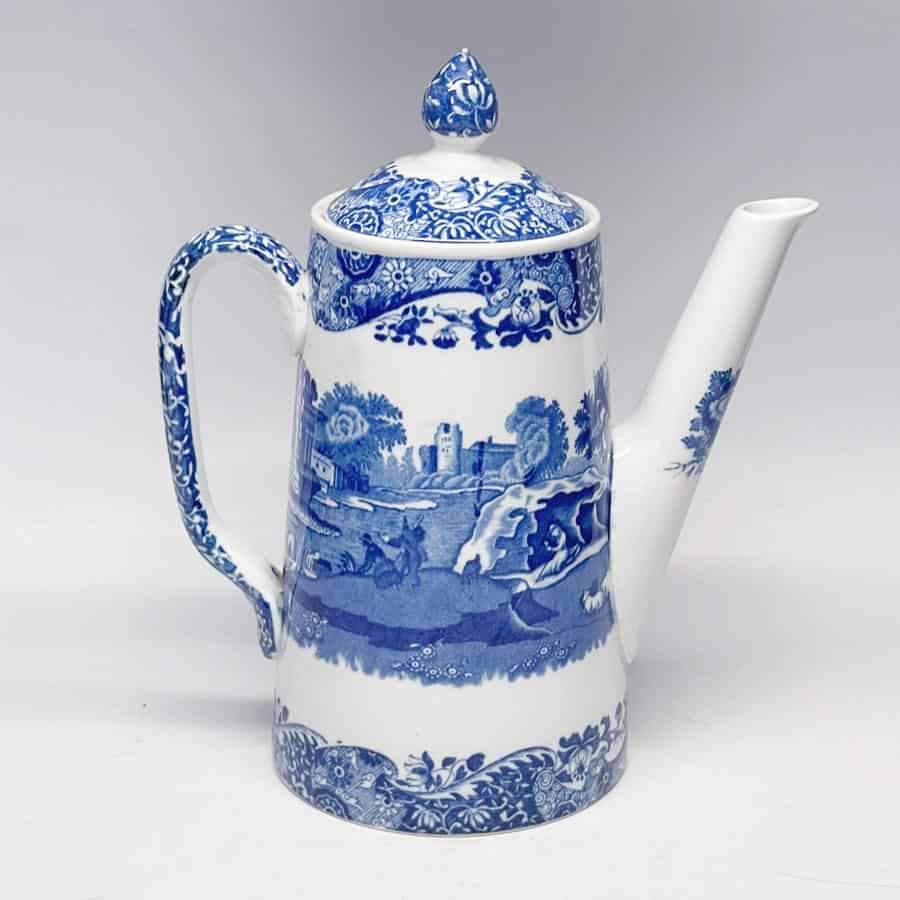 Copeland Spode Blue Italian Original Coffee Pot