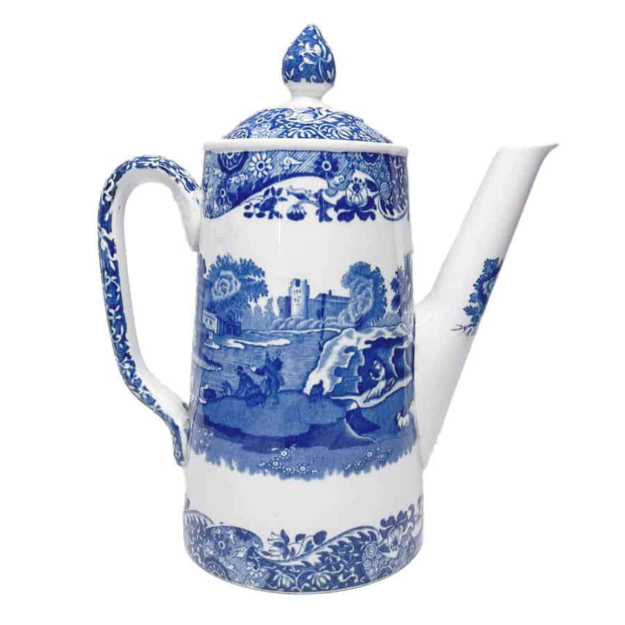 Copeland Spode Blue Italian Original Coffee Pot