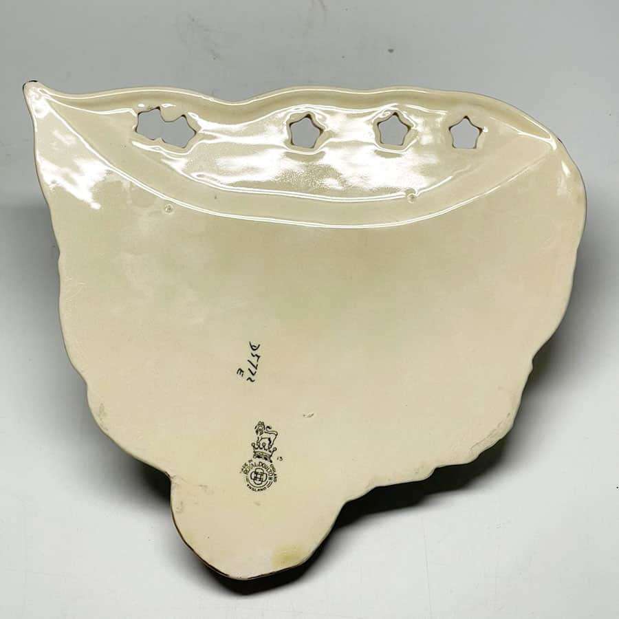 Art Deco Rare Royal Doulton Crow Wall Vase D5772