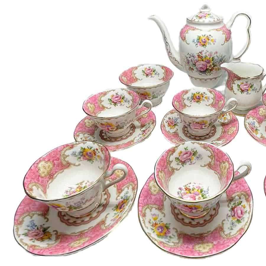 Royal Albert Lady Carlyle Coffee Service C1940