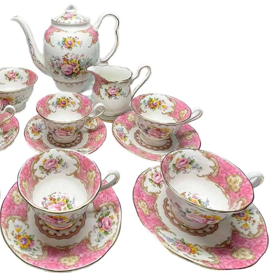 Royal Albert Lady Carlyle Coffee Service C1940