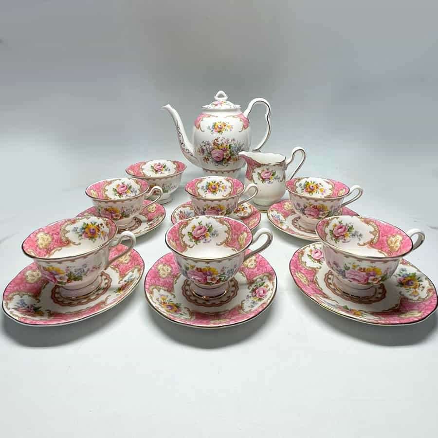 Royal Albert Lady Carlyle Coffee Service C1940