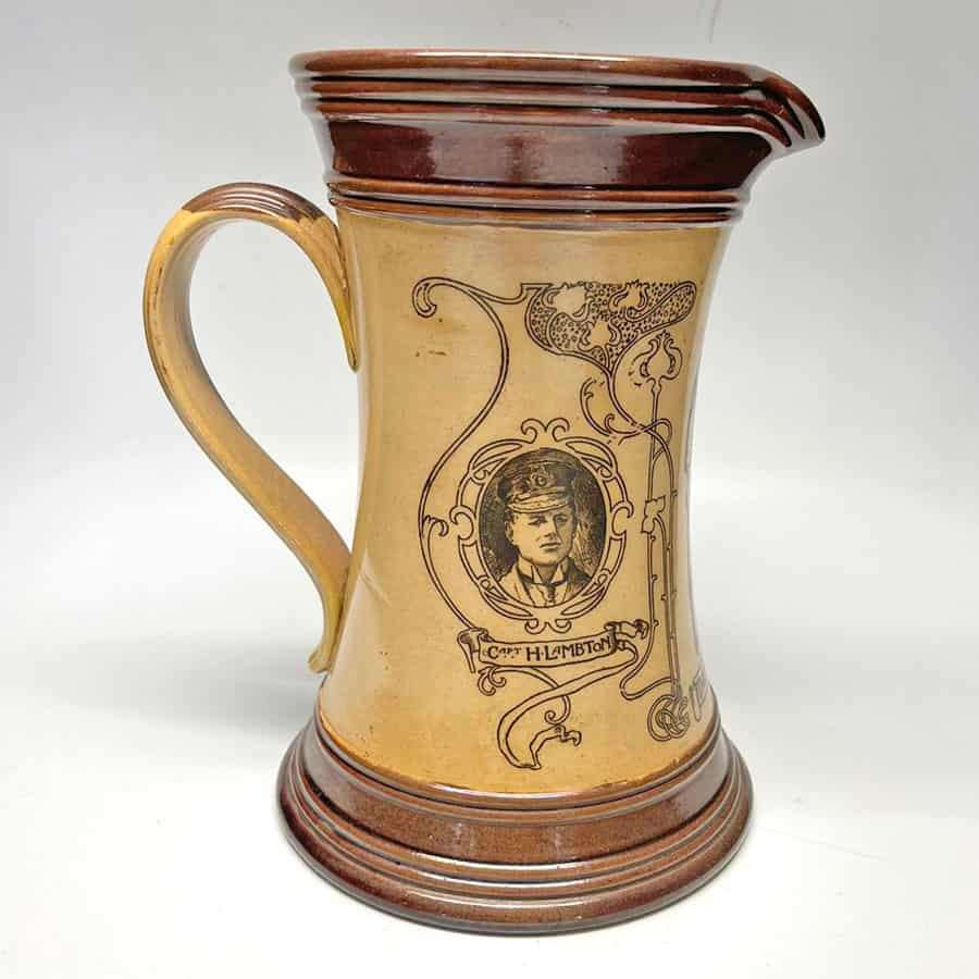 Doulton Lambeth Handy Man Stoneware Jug Boer War