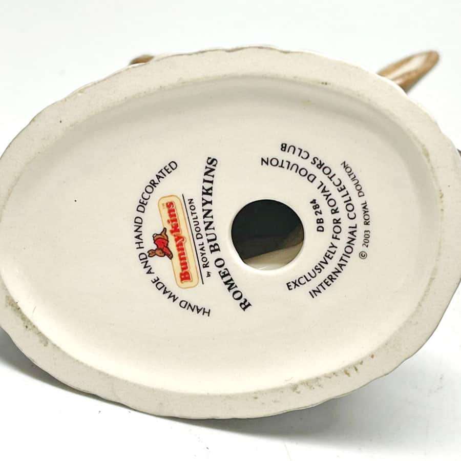 Royal Doulton Bunnykins Collectors Club Romeo