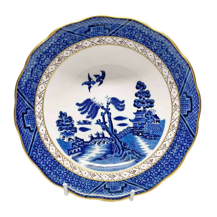 Royal Doulton Booths Real Old Willow Cereal Bowls