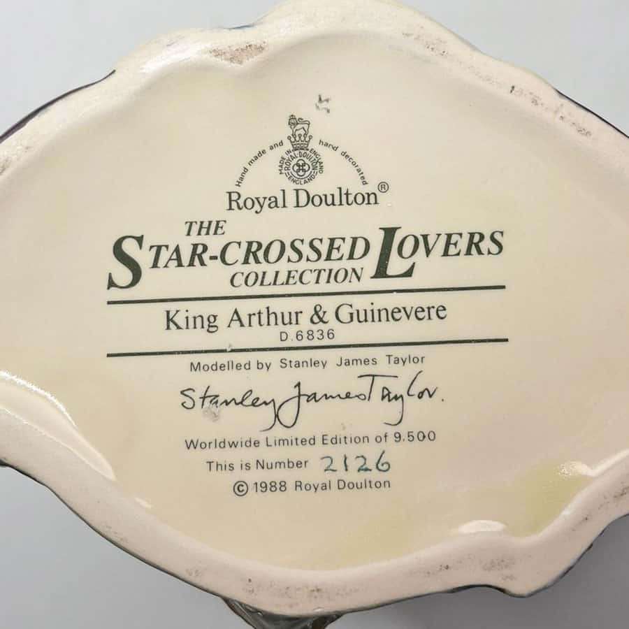 Royal Doulton King Arthur and Guinevere Large Character Jug