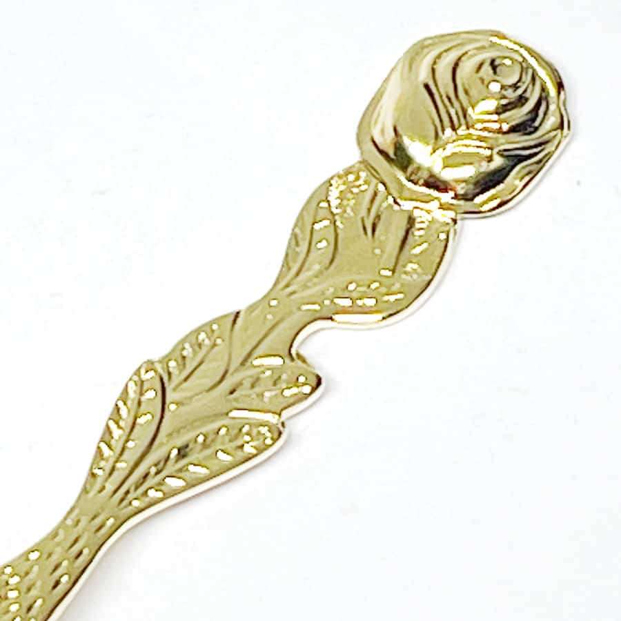 Eetrite 24ct Gold Plated Rose Royal Albert Sugar Spoon