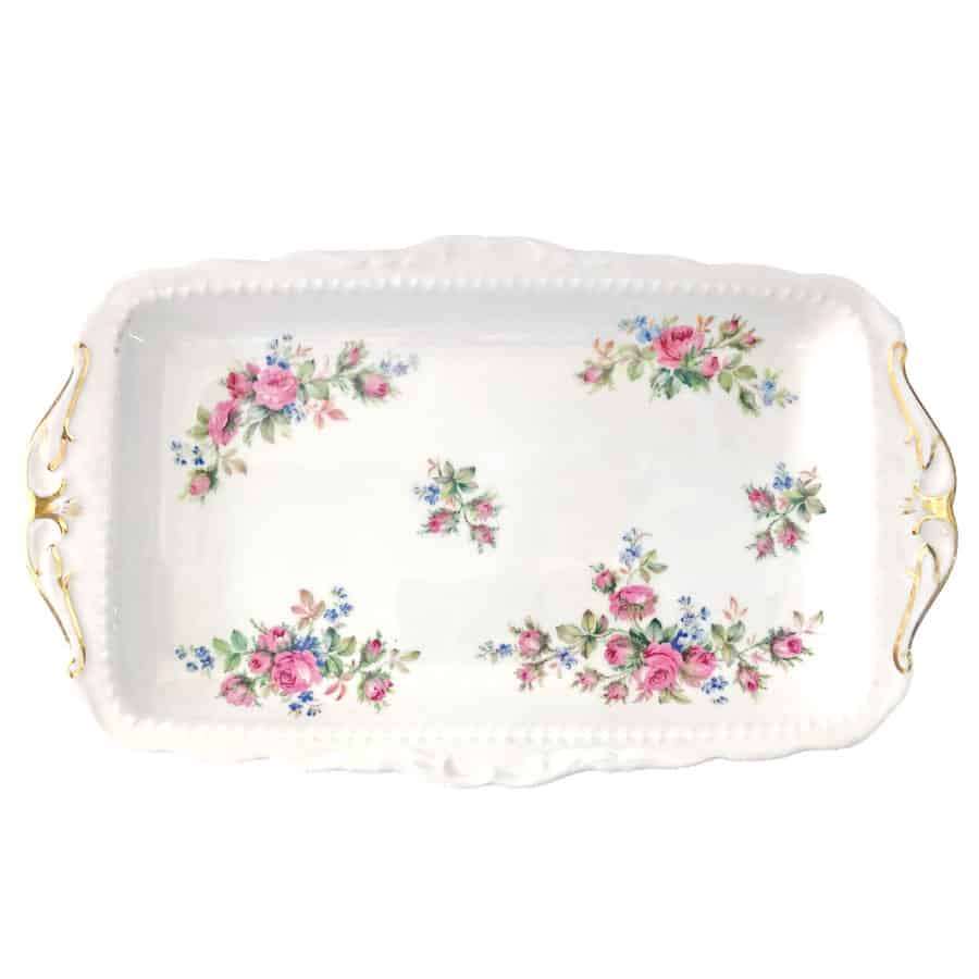 Royal Albert Moss Rose Sandwich Plate