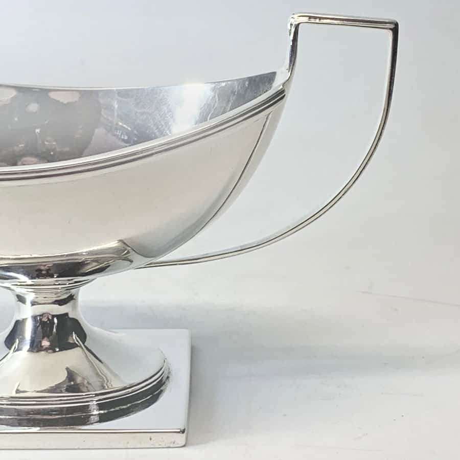 Hallmarked Silver Double Handle Salt London 1818