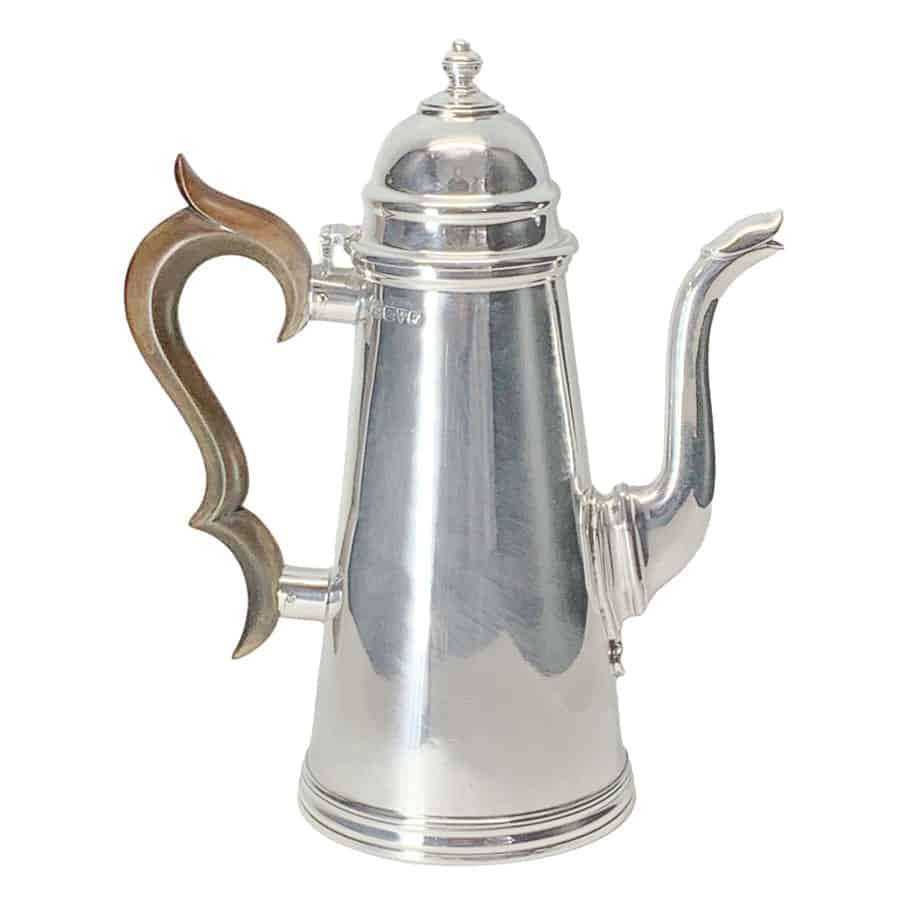 Silver Hallmarked Hot Chocolate Pot Chester 1918