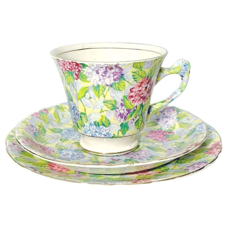 James Kent Hydrangea Tea Trio