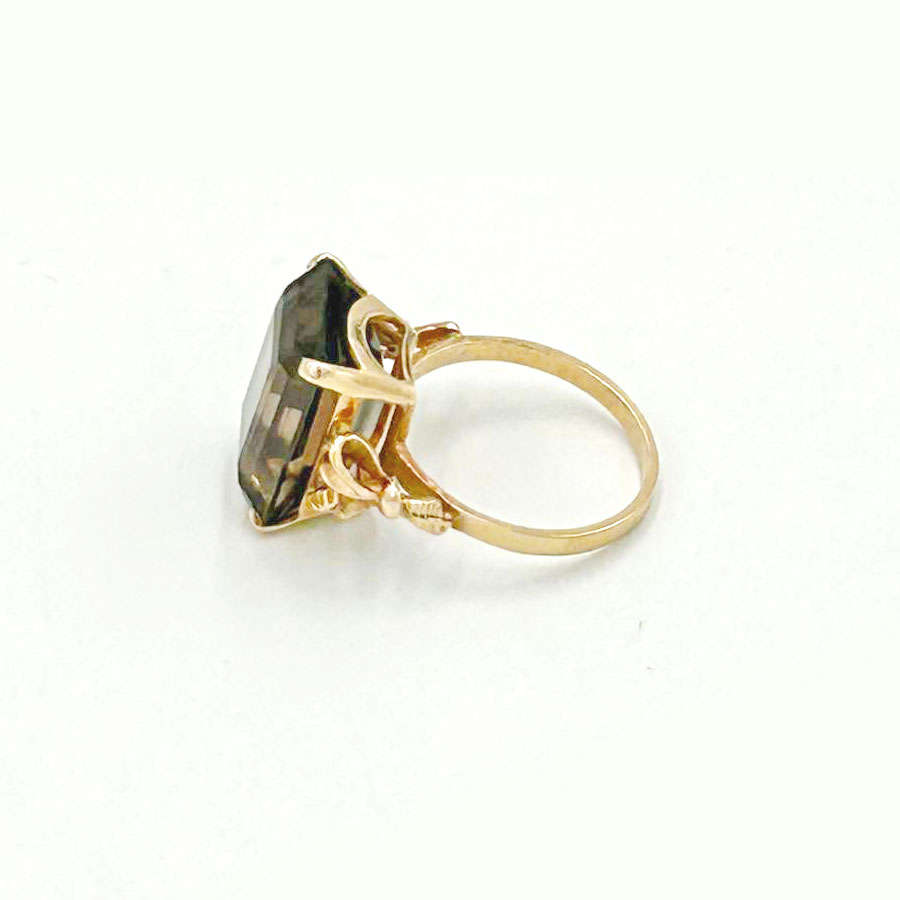 9ct Gold Smokey Topaz Ring