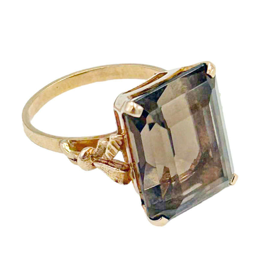 9ct Gold Smokey Topaz Ring