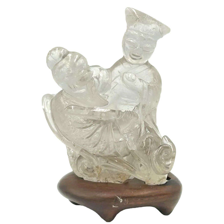 Chinese Rock Crystal Carving 20th