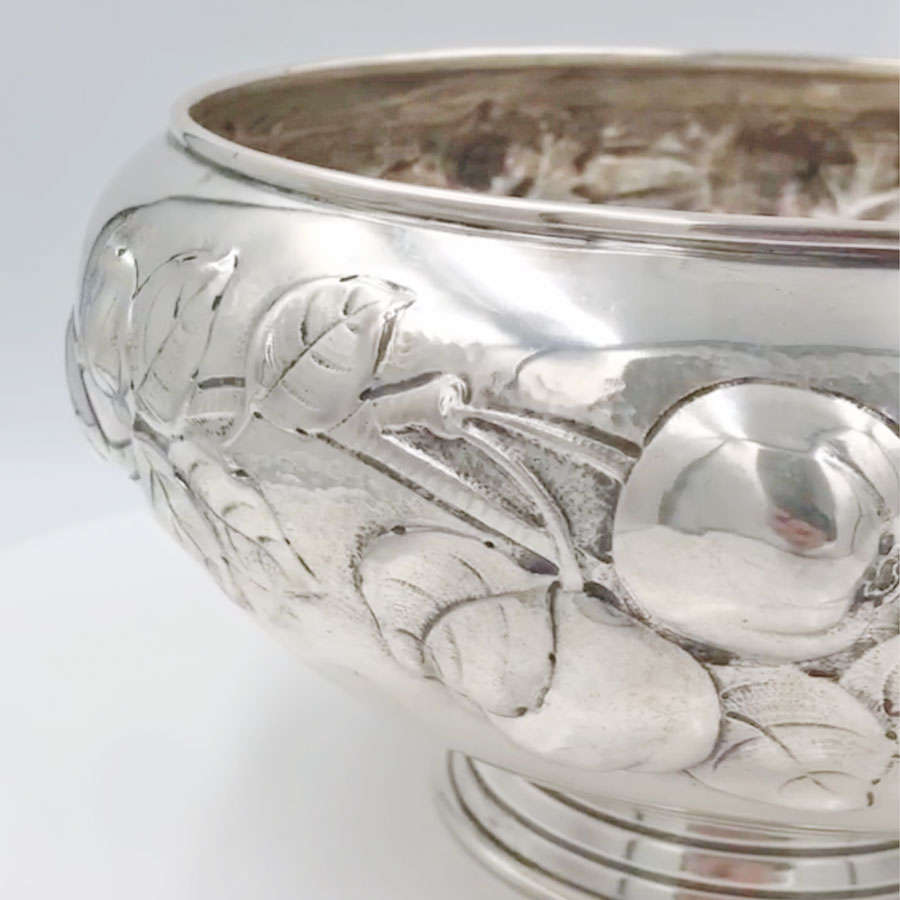 German Silver Rose Bowl 830 Standard