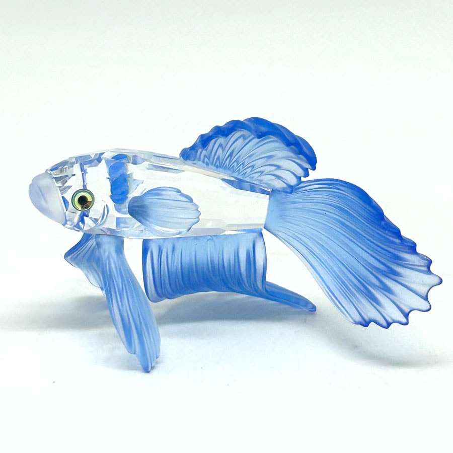 Swarovski Crystal Siamese Fighting Fish Blue 236718