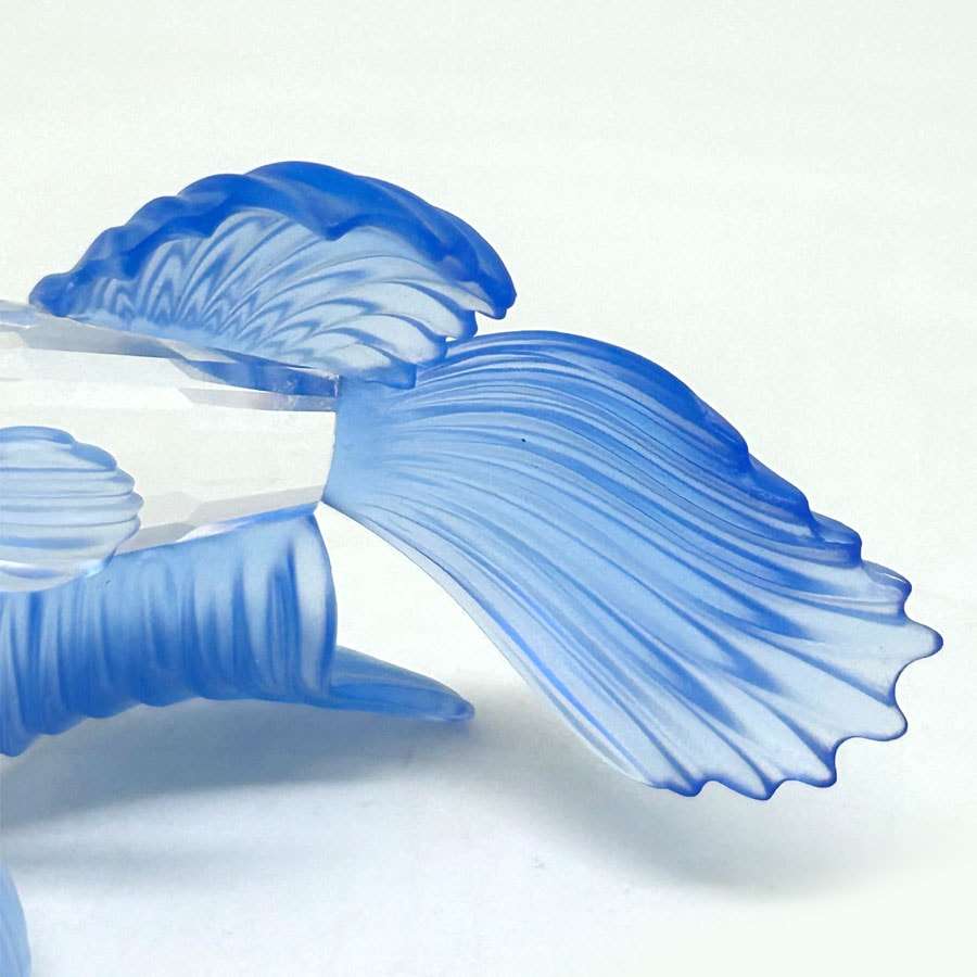 Swarovski Crystal Siamese Fighting Fish Blue 236718