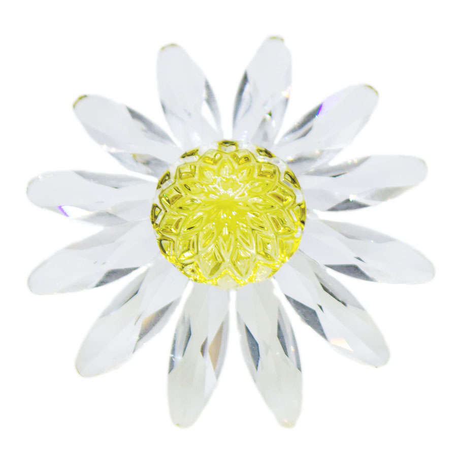Swarovski Crystal Yellow Marguerite  Ornament 229778