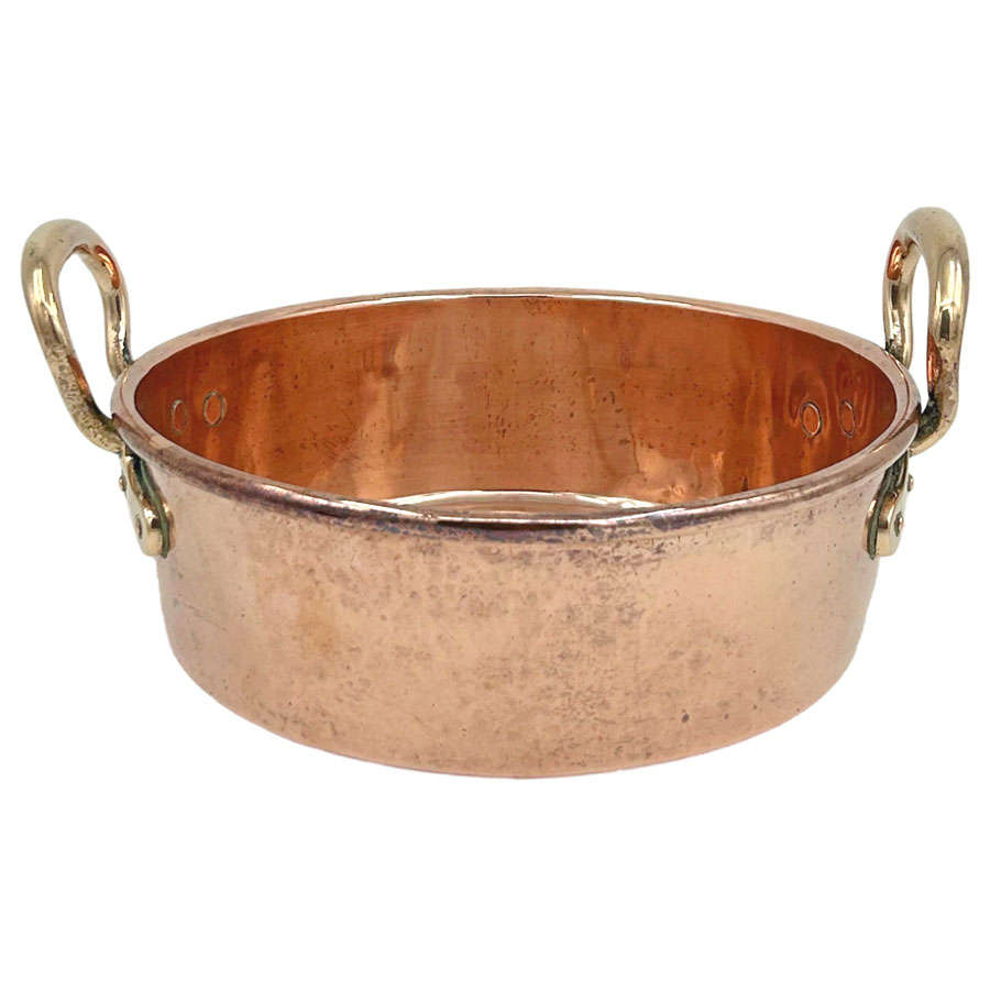 Copper Jam Pot Double Handle
