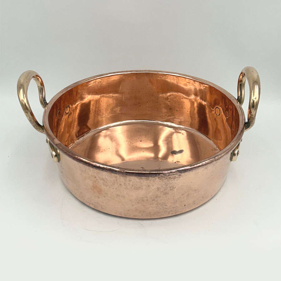 Copper Jam Pot Double Handle