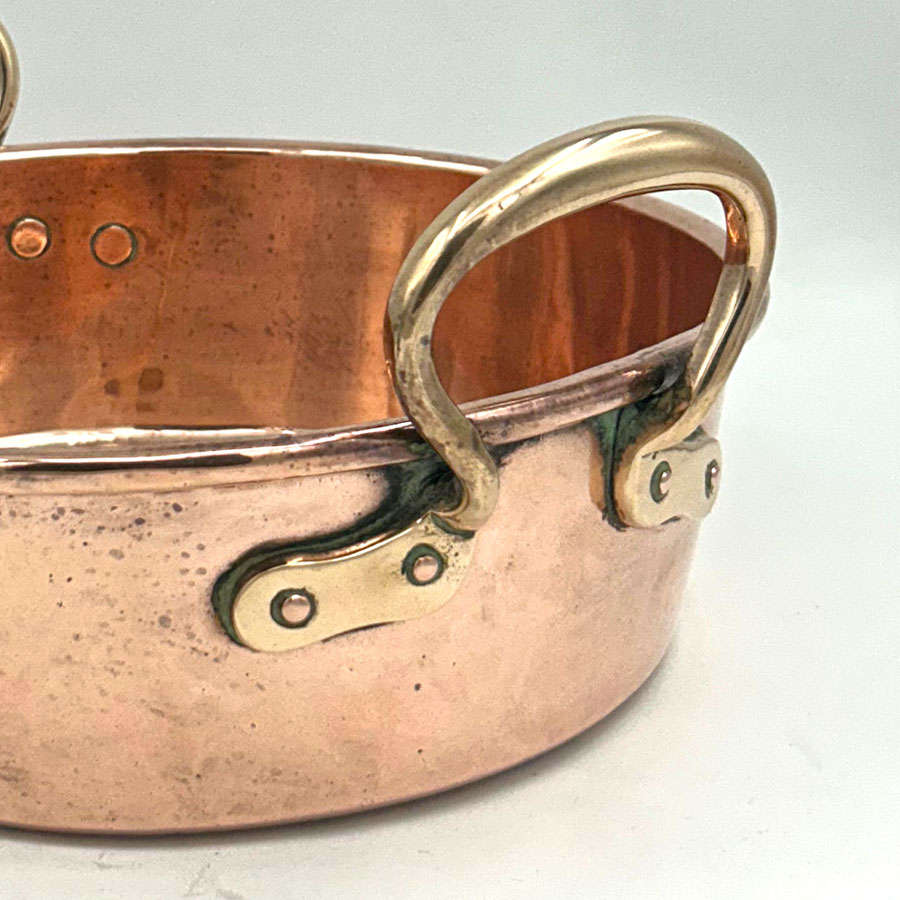 Copper Jam Pot Double Handle