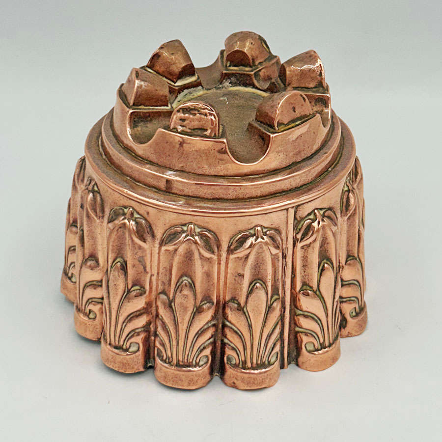 Copper High Rise Jelly Mould 20th