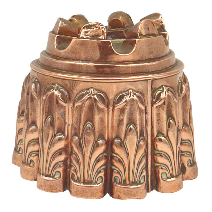 Copper High Rise Jelly Mould 20th