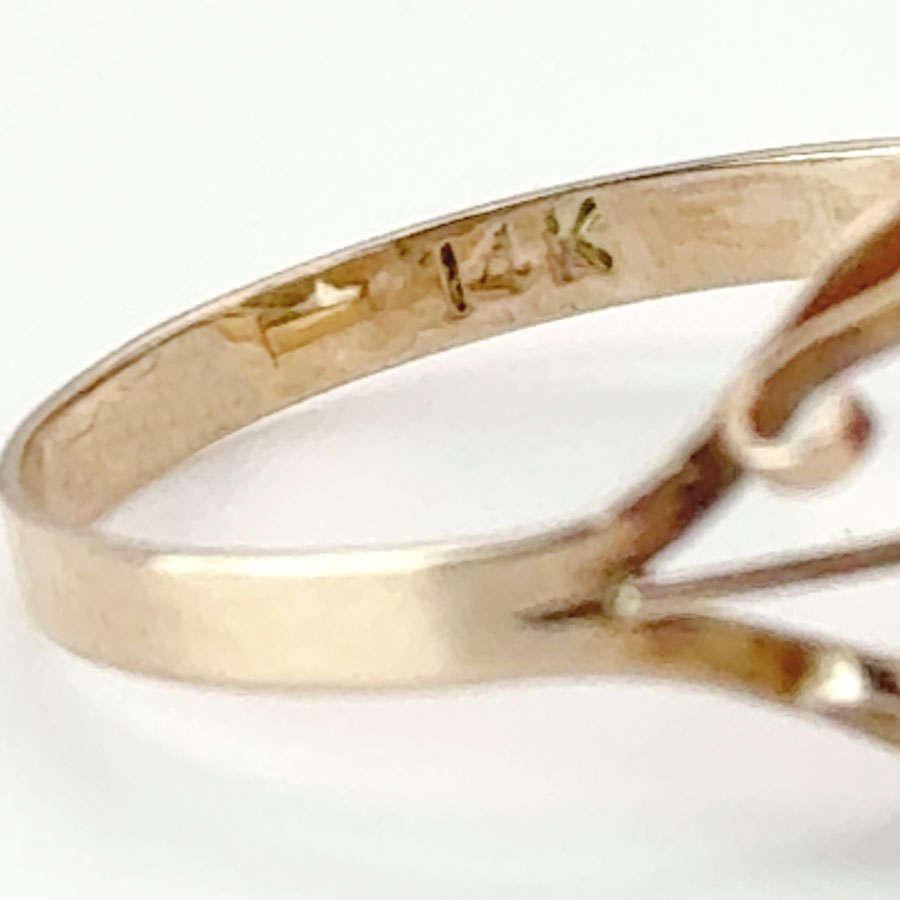 14k Rose Gold Carnelian Ring