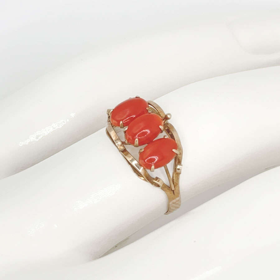 14k Rose Gold Carnelian Ring