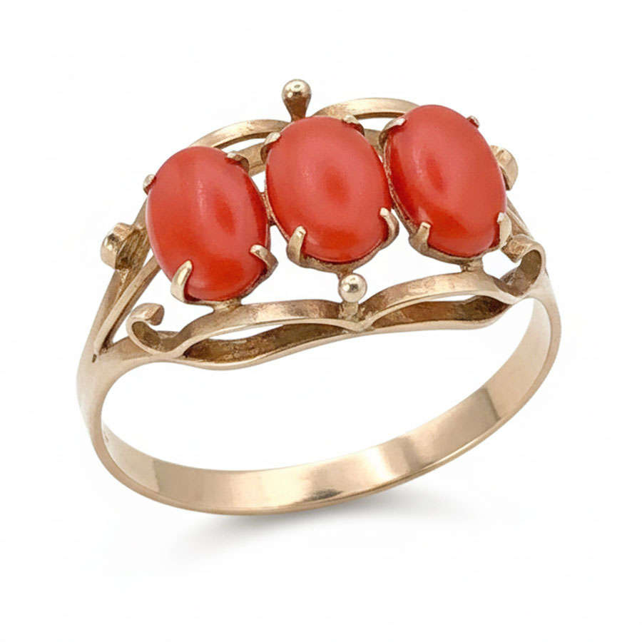 14k Rose Gold Carnelian Ring