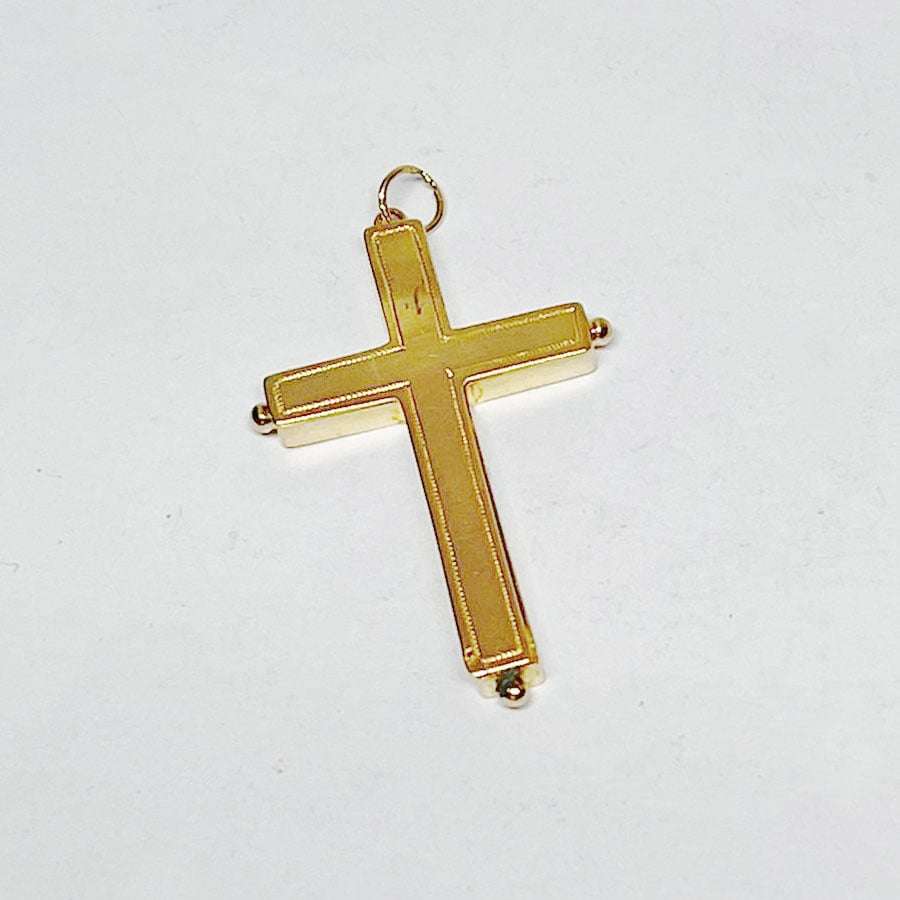 18ct Gold Hinged Crucifix Pendant