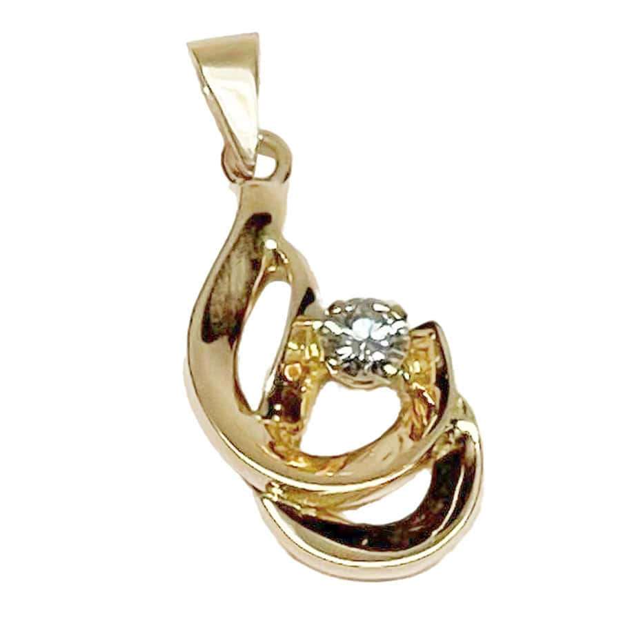 9ct Gold And Diamond Pendant