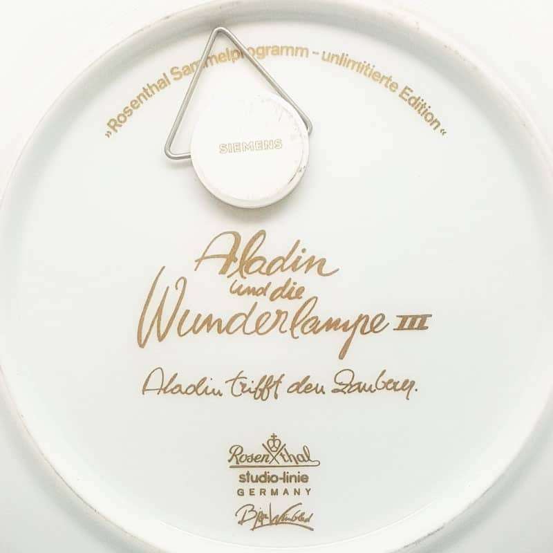 Aladdin Meets The Magician Rosenthal Studio line Plate 3