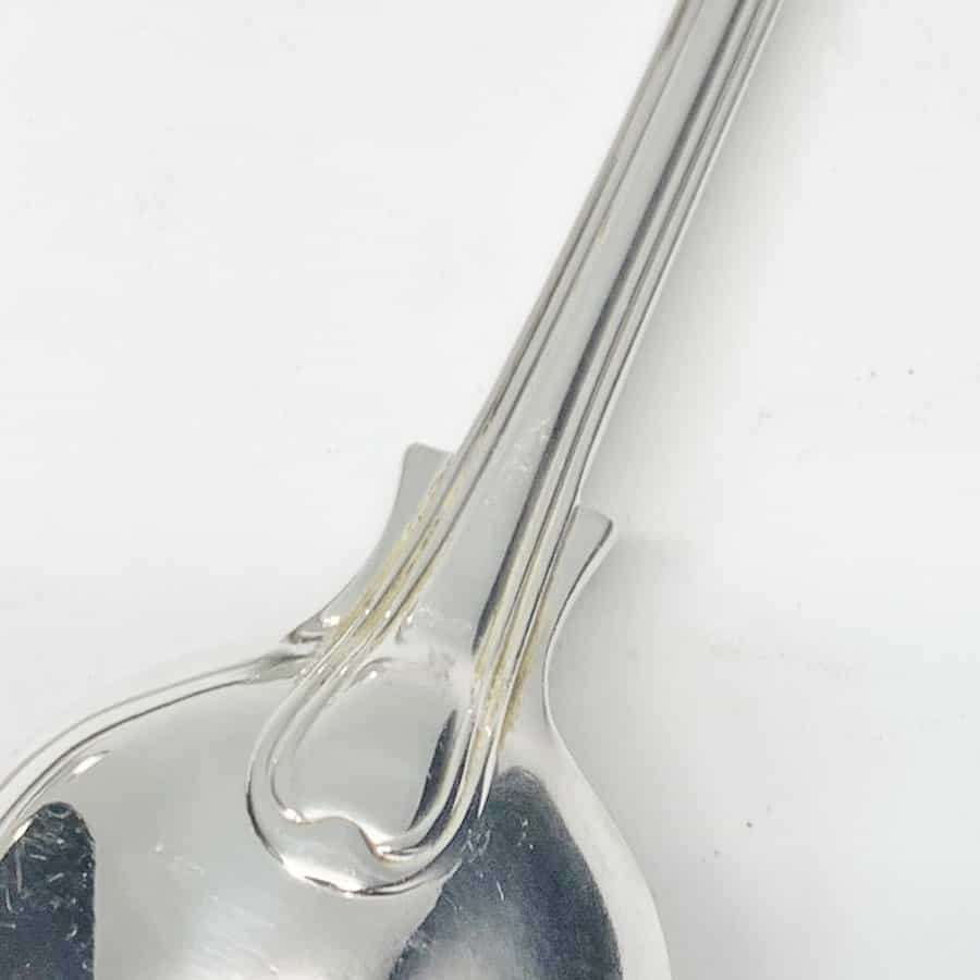 Antique Silver Victorian Fiddle and Thread Service Spoons 1865