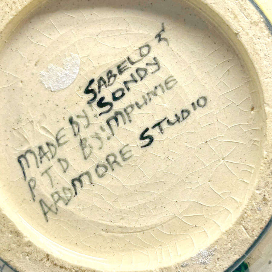 Ardmore Hand Painted Zebra Coffee Pot Sabelo and Sondy