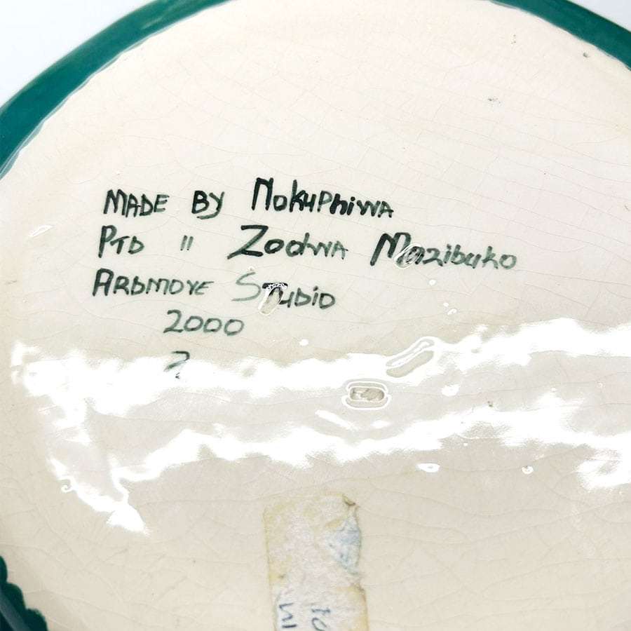 Ardmore Studio Guinea Fowl Bowl By Mokuphiwa 2000