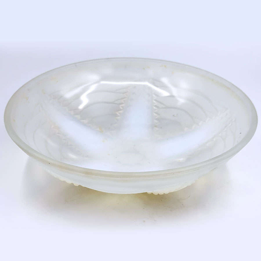 Art Deco Opalescent Glass French Starfish Bowl C1930