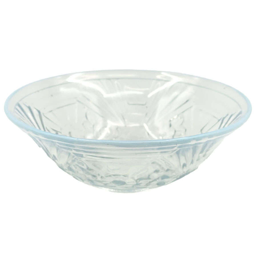 Art Deco Opalescent Jobling Glass Flower Range Bowl C1930