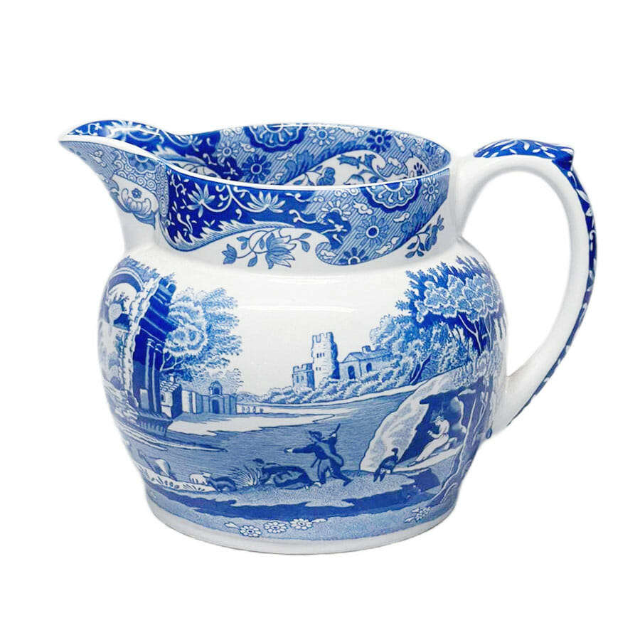 Blue Italian Spode Milk Jug 8.5cm