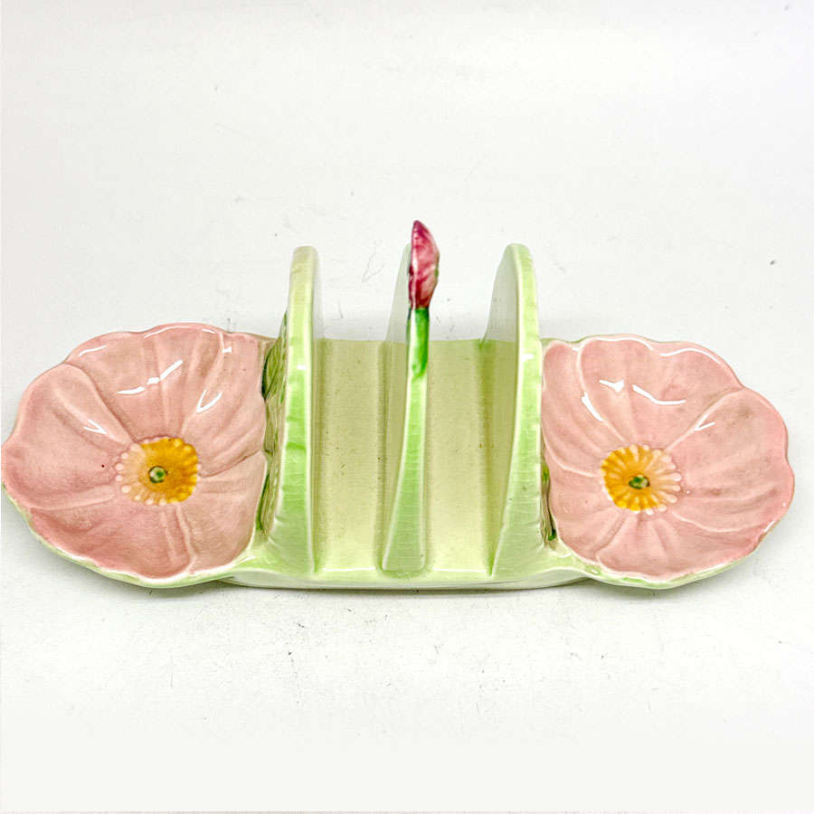 Carlton Ware Toast Rack Pink Buttercup