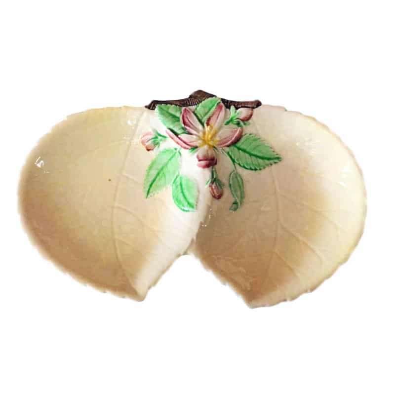 Carlton Ware Apple Blossom Two Leaf Dish