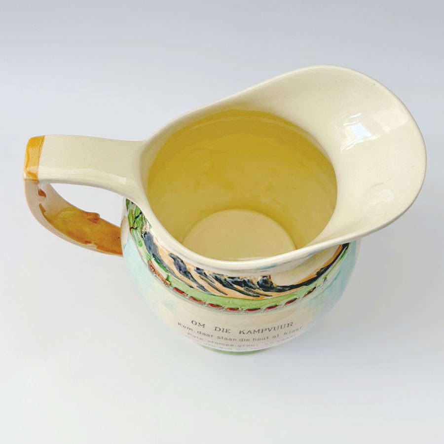 Crown Devon Om Die Kampvuur Musical Jug
