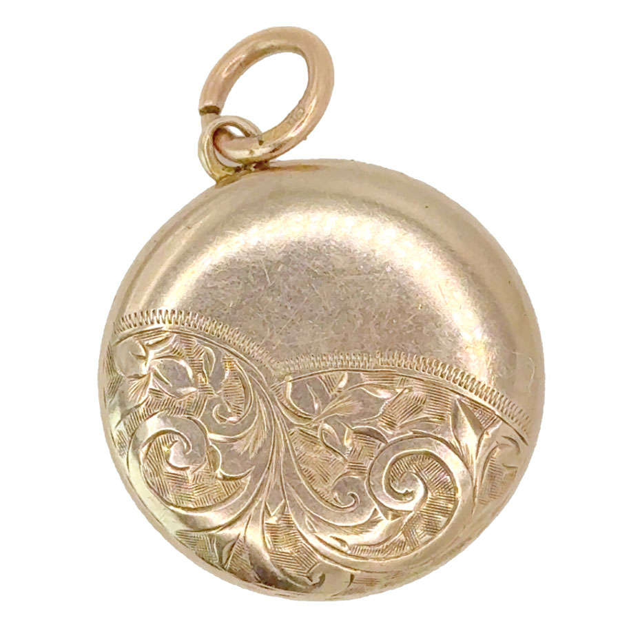 Edwardian 9ct Hinged Gold Locket