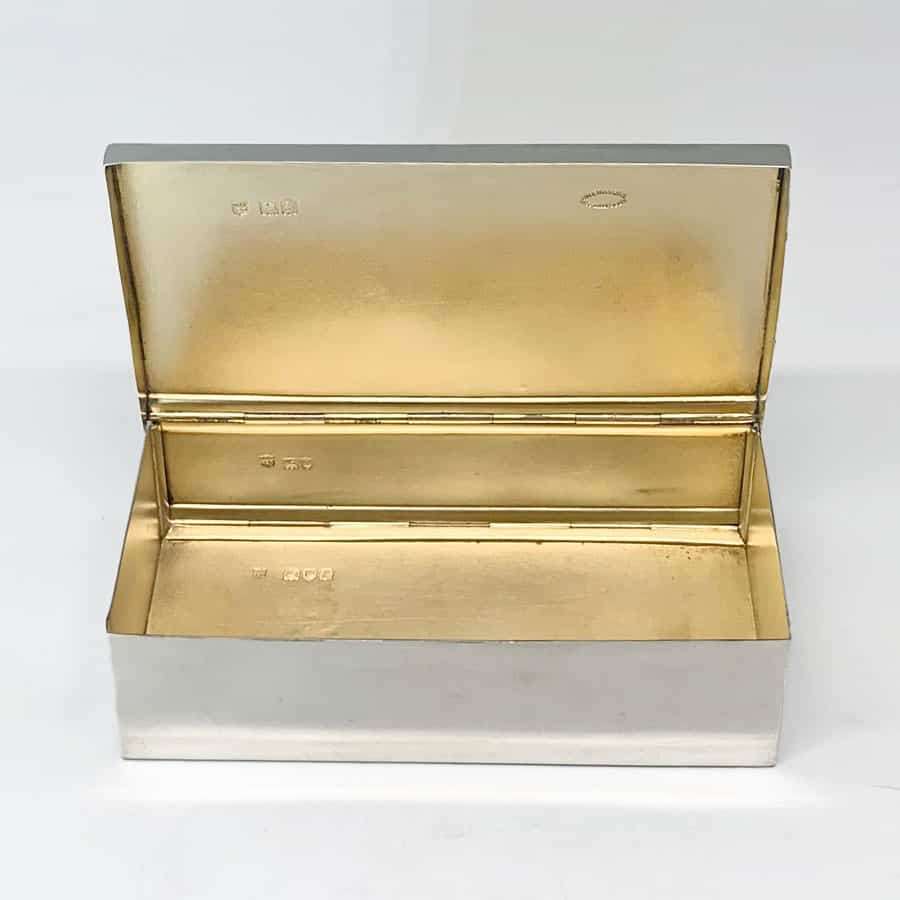 Edwardian Hallmarked Silver Hunters Lunch Box London 1901