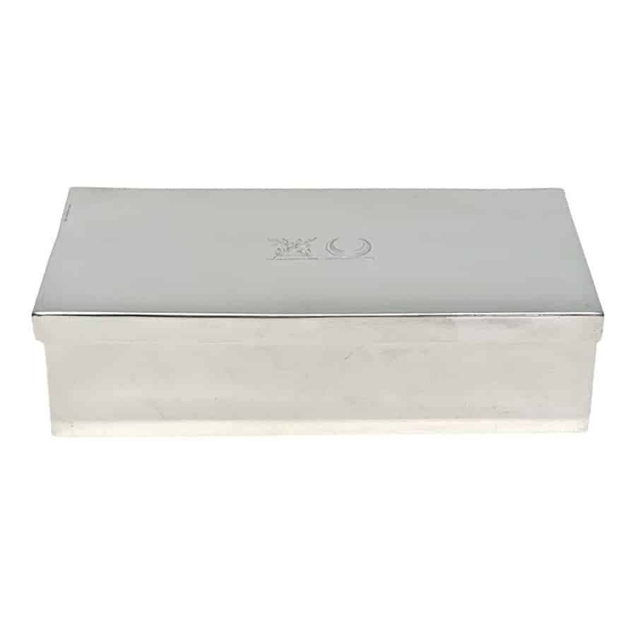 Edwardian Hallmarked Silver Hunters Lunch Box London 1901