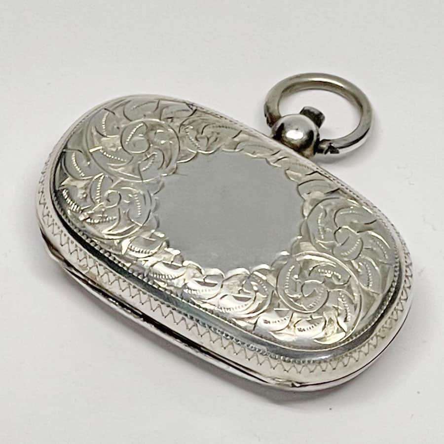 Hallmarked Double Silver Sovereign Case 1902